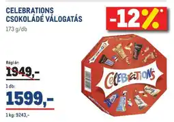 Metro CELEBRATIONS CSOKOLÁDÉ VÁLOGATÁS ajánlat