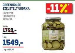 Metro GREENHOUSE SZELETELT UBORKA ajánlat