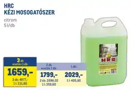 Metro Hrc kézi mosogatószer ajánlat