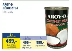 Metro Aroy-D kókusztej ajánlat