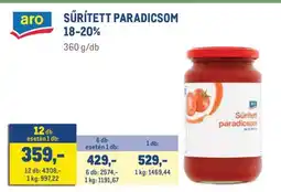 Metro aro SŰRÍTETT PARADICSOM ajánlat