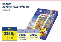 Metro HARIBO ADVENTI KALENDÁRIUM ajánlat