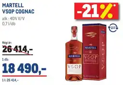 Metro Martell vsop cognac ajánlat