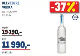 Metro Belvedere vodka ajánlat