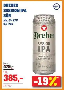 Metro Dreher Session IPA sör ajánlat