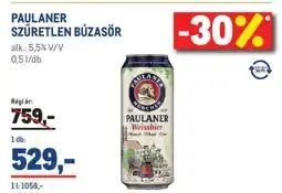 Metro PAULANER SZŰRETLEN BÚZASÖR ajánlat