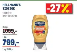 Metro HELLMANN'S SZÓSZOK ajánlat