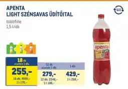 Metro APENTA Light szénsavas üdítőital ajánlat