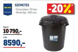 Metro METRO PROFESSIONAL SZEMETES ajánlat