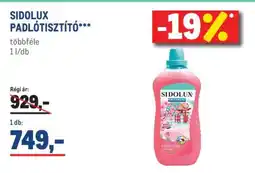 Metro SIDOLUX PADLÓTISZTÍTÓ ajánlat