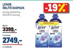 Metro Lenor Öblítő Duopack ajánlat
