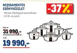 Metro ROZSDAMENTES EDÉNYKÉSZLET ajánlat