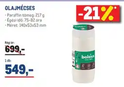 Metro OLAJMÉCSES ajánlat
