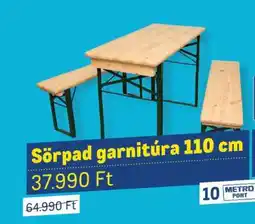 Metro Sörpad garnitúra 110 cm ajánlat
