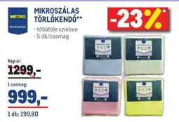 Metro METRO PROFESSIONAL MIKROSZÁLAS TÖRLŐKENDŐ ajánlat