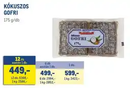 Metro Jagdfeld kókuszos gofri ajánlat