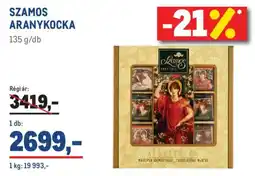 Metro Szamos aranykocka ajánlat
