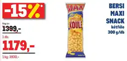 Metro Bersi maxi snack ajánlat