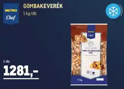 Metro Metro chef gombakeverék ajánlat
