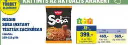 Metro Nissin soba instant tészták zacskóban ajánlat