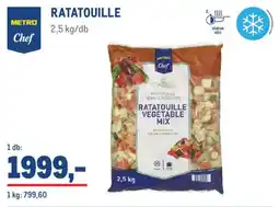 Metro Metro chef ratatouille ajánlat
