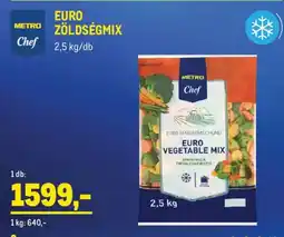 Metro Metro chef euro zöldségmix ajánlat