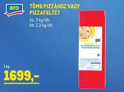 Metro Aro tömb pizzához vagy pizzafeltét ajánlat