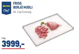 Metro Metro Chef friss borjú nudli ajánlat