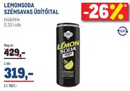 Metro Credo lemon soda ajánlat
