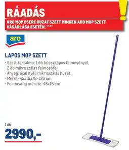 Metro Aro lapos mop szett ajánlat