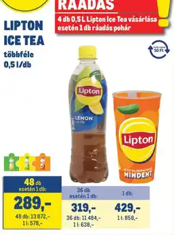 Metro Lipton ice tea ajánlat