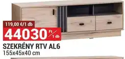 Merkury Market Szekrény RTV AL6 ajánlat