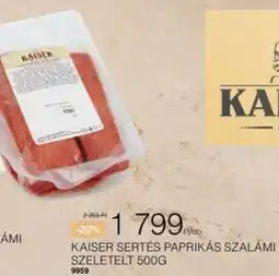 Chef Market Kaiser sertés paprikás szalámi szeletelt ajánlat