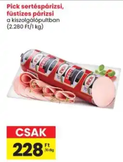 Interspar Pick sertéspárizsi ajánlat