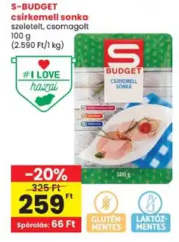 Interspar S budget csirkemell sonka ajánlat