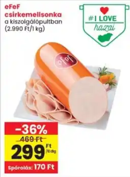 Interspar eFef csirkemellsonka ajánlat