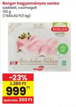 Interspar berger hagyomanyos sonka ajánlat