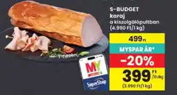 Interspar S-Budget karaj ajánlat