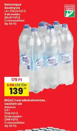 Interspar Naturaqua ásványvíz ajánlat