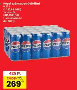Interspar Pepsi szénsavas üdítőital ajánlat