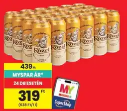 Interspar Kozel ajánlat