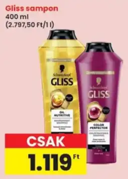 Interspar Gliss sampon ajánlat