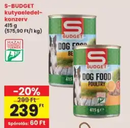 Interspar S budget kutyaeledel ajánlat