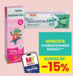 Interspar myspar gyerekfogkrém ajánlat