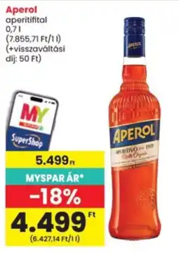 Interspar Aperol ajánlat