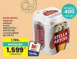 Interspar Stella Artois sörpack ajánlat
