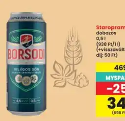 Interspar Borsodi vilagos sor ajánlat