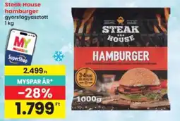 Interspar Steak House hamburger ajánlat