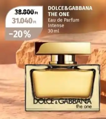 Dolce & Gabbana the one 30 ml akció az Müller-nél