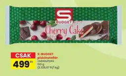 Interspar S-budget piskótatallér ajánlat